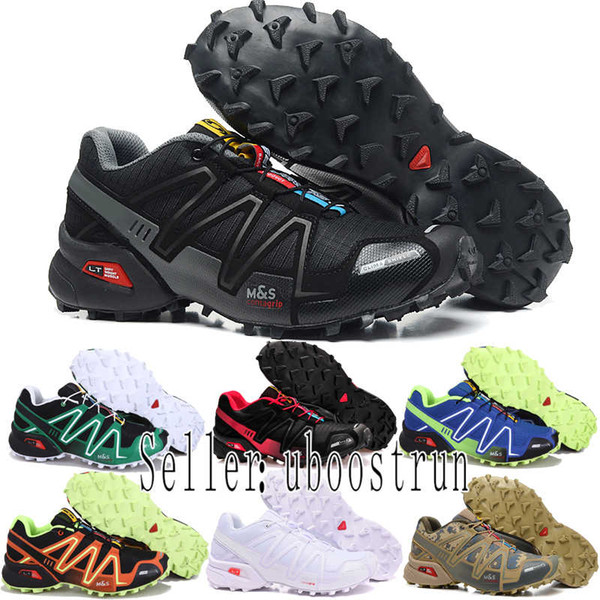 2019 Men Shoes zapatos hombre Speed Cross 3CS III Sport Sneakers Men Black outdoor athletic Speedcross Solomon running Shoes