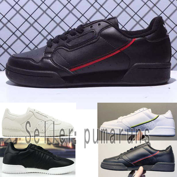 2019 Calabasas Powerphase Grey Continental 80 Casual shoes 80s Aero blue Core black OG white Men women Trainer Sports Sneakers 36-45