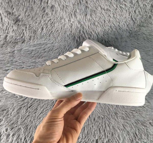 2019 Antique AD Continental 80 Rascal Leather x Kanye West Casual Shoes White OG Core Black Aero Blue Grey Pink Men Fashion Sneakers