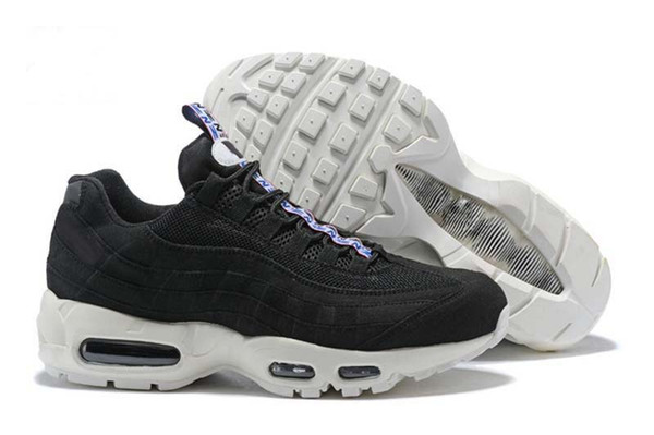 95 Men Running Shoes Pull Tab Black Brown White Slate Blue Best Quality Classic 95s Sport Sneakers Designer Shoes
