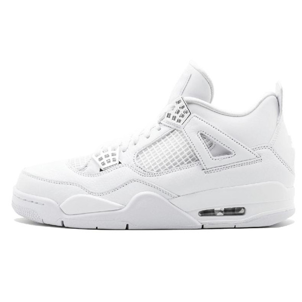 2019 4s Men Basketball Shoes New White Laser Black Cat Thunder Military Blue 2019 Designer Shoes Sport Sneakers