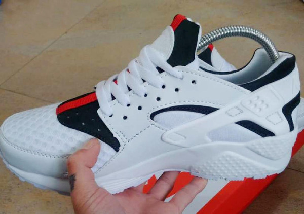2019 Classical Air Run Huarache 1 Running shoes Triple White Black Red Gold High quality Huaraches Men Womens Sport Sneakers Eu36-45