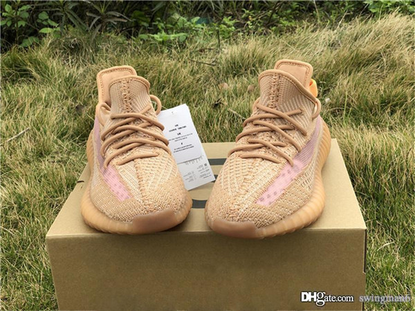 2019 Best Quality 350s V2 Clay True Form Hyperspace Kanye West Men Women Running Shoes Authentic 350s Designer Original Sports Sneakers 5-13