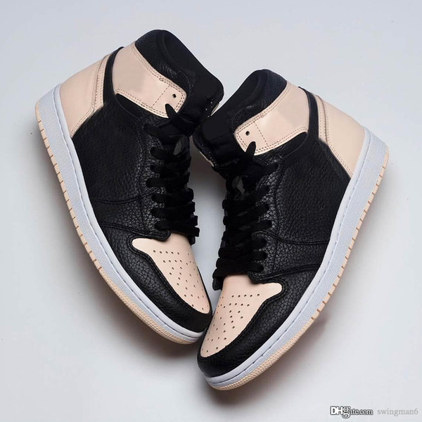 2019 Hot Sale Crimson Tint Girl Basketball Shoes Originals Hyper Pink 1 High OG Men Women Authentic Retro Sports Sneakers With Box US 5.5-12