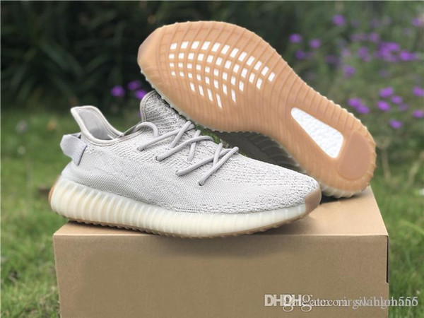 Butter 350 V2 Sesame Primeknit Authentic Real Outdoor Sports Shoes Kanye West Beluga 2.0 Designer Best Quality Cushioned Sole Running Shoes