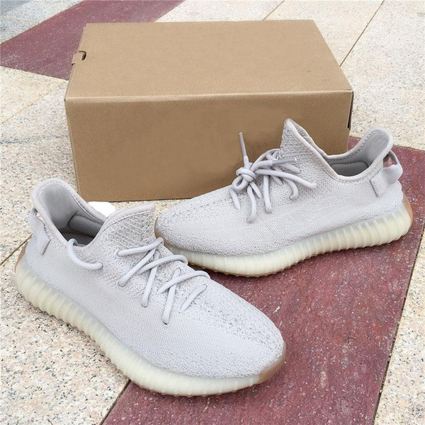 Butter Ice Yellow 350 V2 Sesame Primeknit Authentic Real Outdoor Sports Shoes Kanye West Beluga 2.0 Designer Cushioned Sole Running Shoes