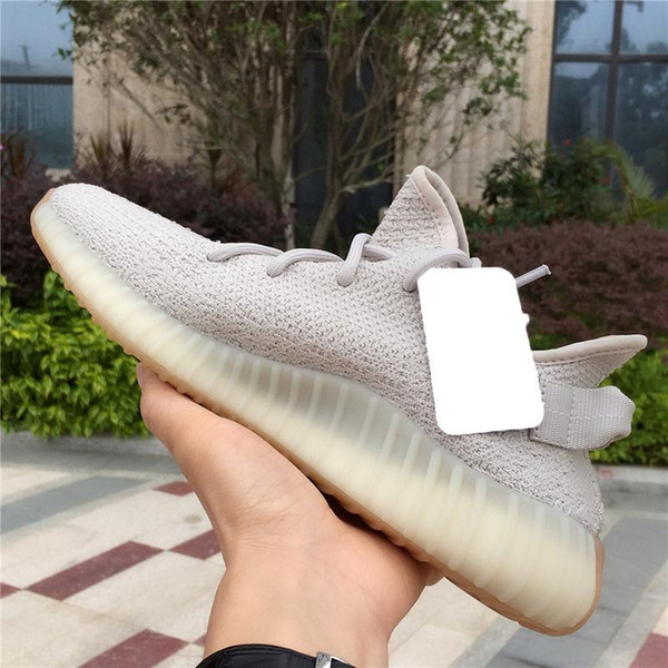 Butter Ice Yellow 350 V2 Sesame Primeknit Authentic Outdoor Sports Shoes Kanye West Beluga 2.0 Best Quality Cushioned Sole Running Shoes