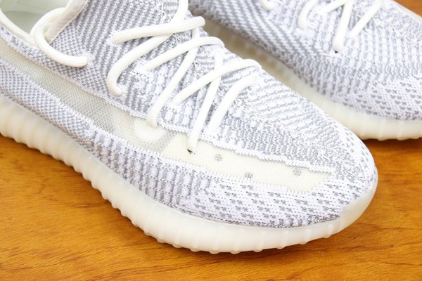 Newest Authentic 350 V2 Static Reflective Sply Sesame Sneaker Kanye West White Athletic Best Quality Sports Running Shoes EF2367 With Box