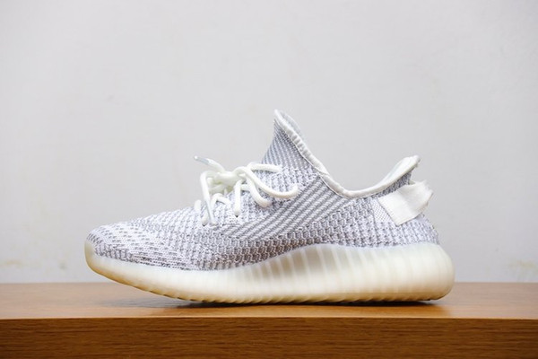 Newest Authentic 350 V2 Static Reflective Sply Sneaker Kanye West White Athletic High Quality Sports Running Shoes EF2367 With Original Box