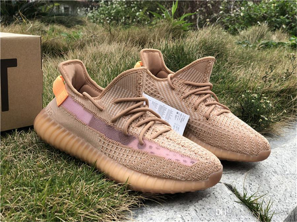 New Release 350 V2 Clay True Form Hyperspace Kanye West Men Women Running Shoes Authentic Sports Sneakers EG7490 EG7491 EG7492 Size 5-13