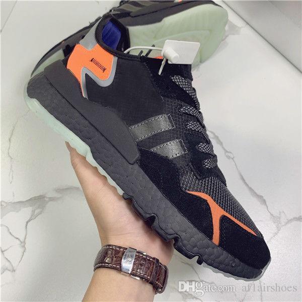 2019 With Box Nite Jogger Boot Casual Shoes for Men Black Red Chaussures Classic casual shoes size 36-45