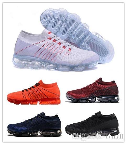 2018 High quality 2018 Air Men Women Running Shoes Cushion Breathable Sports shoes Vapor Sneakers size 5.5-11