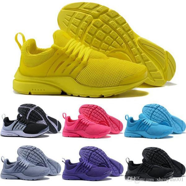 2019 TOP PRESTO 5 BR QS Breathe Black White Yellow Red Mens Shoes Sneakers Women Shoes Hot Men Sports Shoe Walking designer shoes