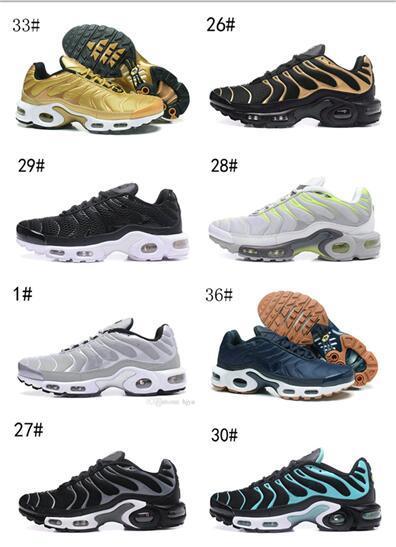 Wholesale Ultra TN Metallic Gold Cheap men running shoes 2017 new GPX TN1 Tuned Men Shoes black red