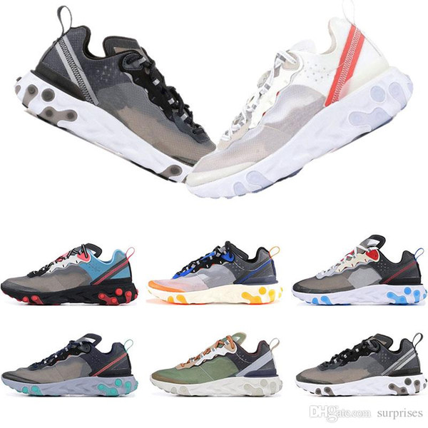 Epic React Element 87 shoes for men women white black NEPTUNE GREEN blue mens trainer designer breathable sports sneaker size 36-45