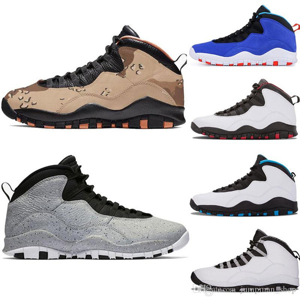 Mens basketball shoes 10 Desert Cat Tinker Cement 10s mens shoes Grey Cool grey iam back Powder blue trainers sports sneaker size 7-13