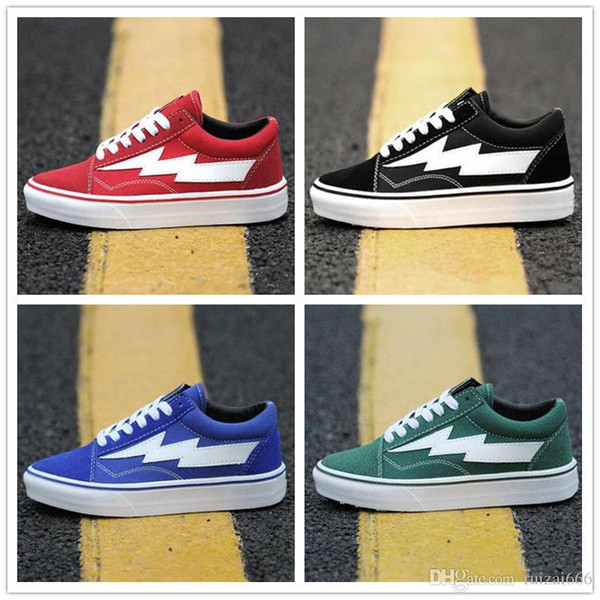 Hot Men's Women's 2018 new Revenge X Storm Old Skool Training Sneakers wholesale black blue green Fashion Casual skate Sports Running shoes