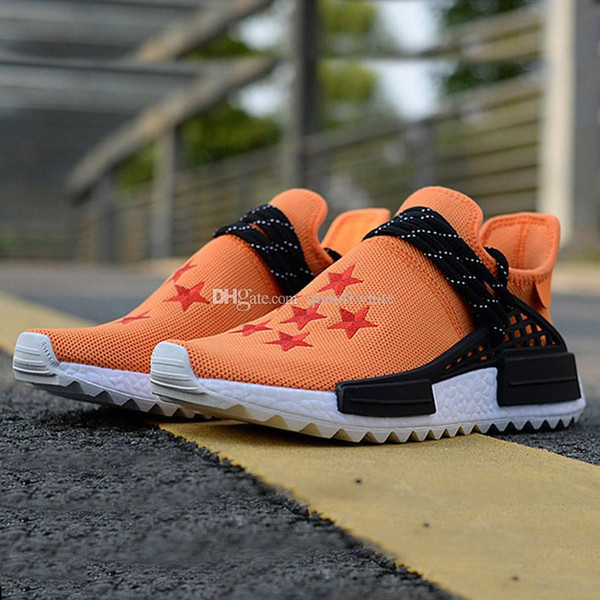 Pharrell Williams Human RACE HU NMD Trail Mens Dragon Ball luxury Designer Sports off Running Shoes for Men Sneakers Women white Trainers