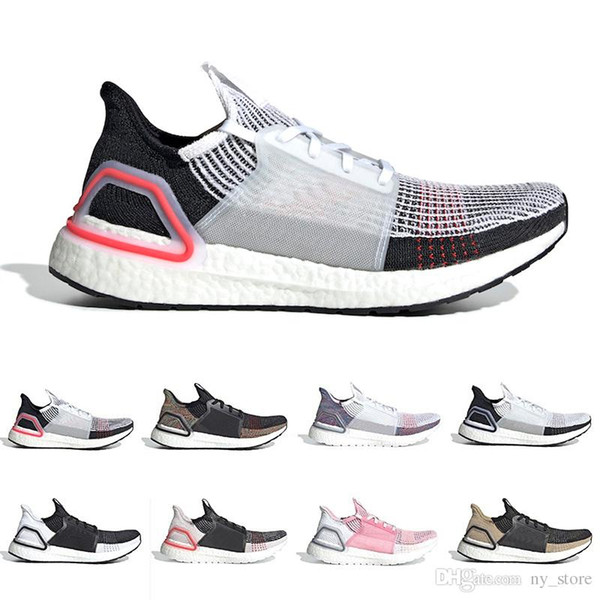 Cloud White Black Ultra boost 2019 Ultraboost mens Running shoes Dark Pixel Refract Clear Brown Primeknit sports trainers men women sneakers