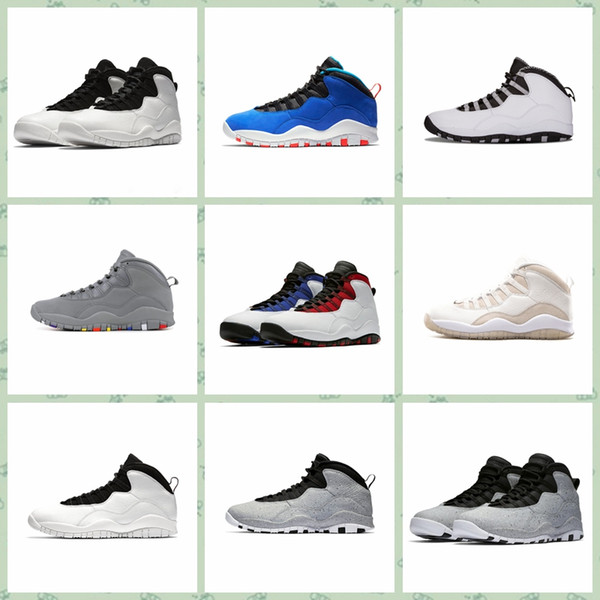 J010HA 2019 Newest 10s Mens outdoor Shoes Desert Cat Tinker Cement 10 Mens Designer Sneakers Grey Cool grey iam back Powder blue trainerss