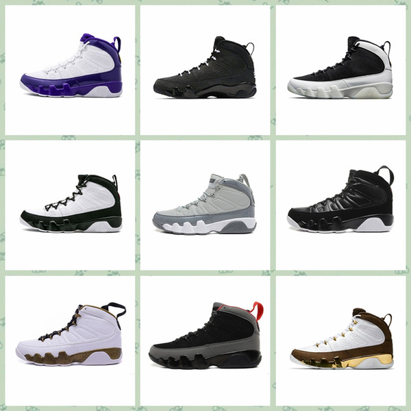 JN009c hot sale cheap Men Women Sports outdoors shoes 9 Retro High MID OG 9S J Luxury designer basketball Sneakers Official Breathable