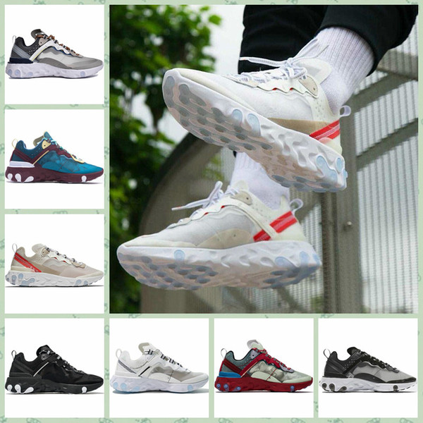 NEREA87Fa hot sale cheap Men Women Sports outdoors shoes Epic Element 87 Official Luxury designer running Sneakers Breathable Durable white