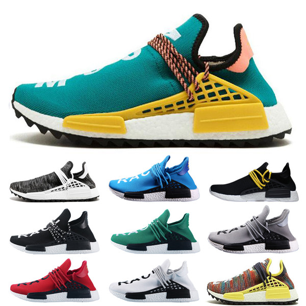 AANDHUMt2d hot sale cheap Men Women Sports outdoors shoes PW Human Race Pharrell Williams HU Official Luxury designer running Sneakers