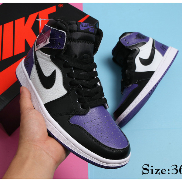Hot Fashion designer sneakers men women basketball shoes 1 1s j1 white black red gold blue orange grey
