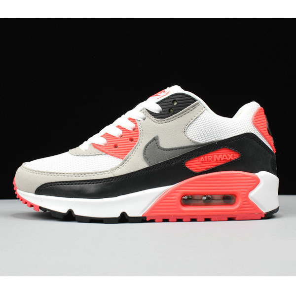 Buy Fashion designer sneakers 90s men women running shoes 90 white black red grey blue for cheap sale