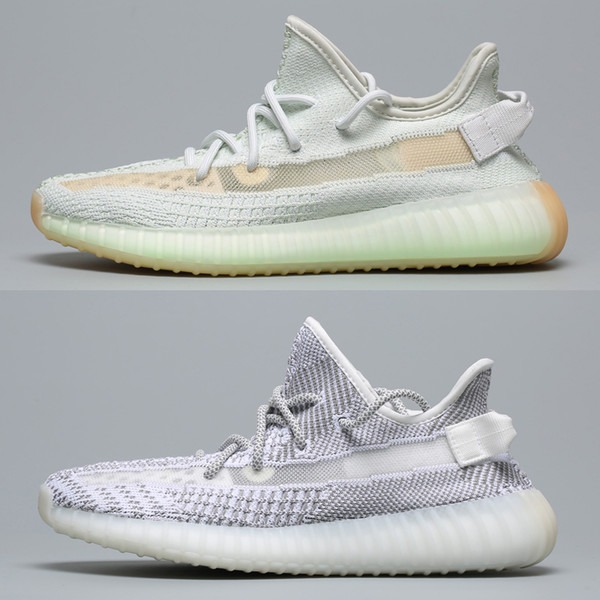 Sale Designer sneakers men women boost Static Runnning Shoes True Form Sesame Semi Frozen Tint zebra Bred Clay Beluga 2.0 Hyperspace