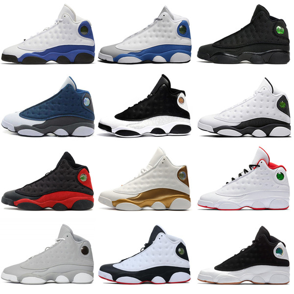 13 13s Mens Basketball Shoes Phantom Chicago 3M GS Hyper Royal Black Cat Flints Bred Brown Olive Brown men sports sneakers designer trainers