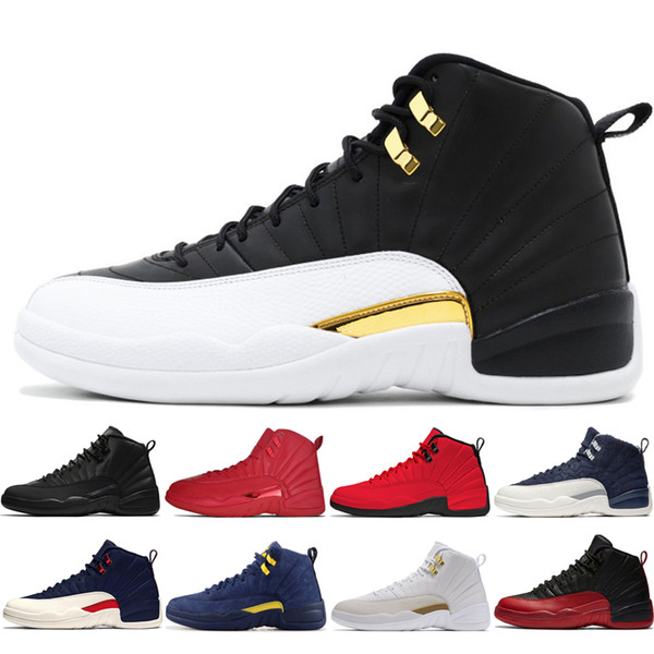 2019 12s Winterized WNTR Gym Red Michigan Mens Basketball Shoes The Master Flu Game Taxi Class of 2003 12 men sneakers designer