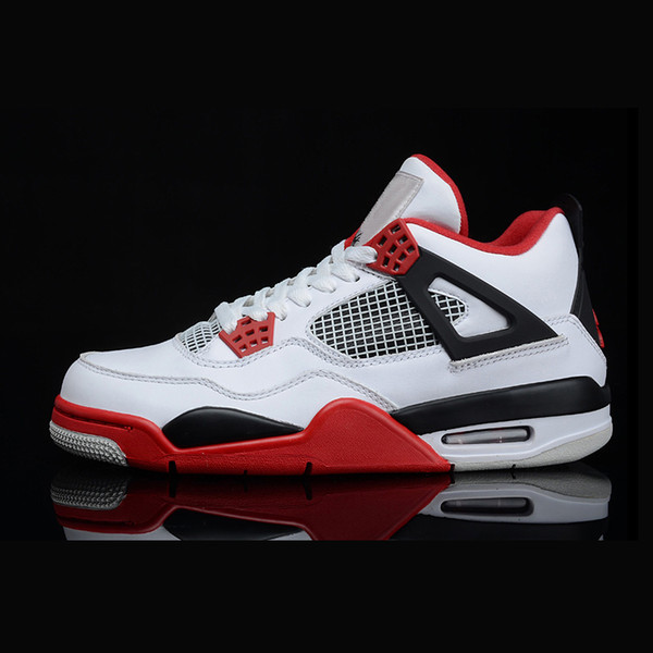 Cheap Retro Mens fashion designer outdoor shoes sneakers 4s 6s chaussures 4 6 white black red basketball hot on sale