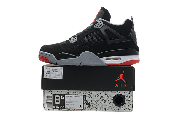 Cheap New Mens Jumpman 4 IV basketball shoes 4s White Game Royal Orange Blue Multicolor air flight sneakers boots j4 for sale with box4
