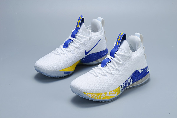 James Ashes Ghost Lebron 15 Basketball Shoes Arrival Sneakers 15s Mens Casual 15 King James sports shoes LBJ EUR 40-46 No box