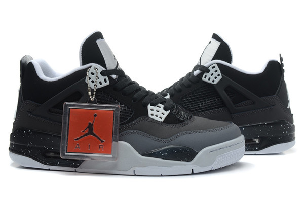Cheap New Mens Jumpman 4 IV basketball shoes 4s White Game Royal Orange Blue Multicolor air flight sneakers boots j4 for sale with box1