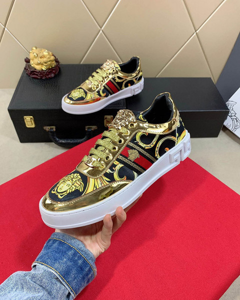 2019 New mens designer shoes sneakers sport fashion name brand shoes mens sneaker womens luxury casual shoes Style 02