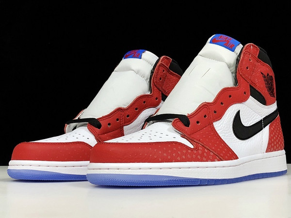 Chicago 1OG Red White Black Basketball Shoes Sneakers For Men Authentic Quality with Original Box Free Shipping