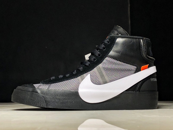 2019 Blazer 2.0 Shoes Mid Sneakers Basketball Sports Trainers For Men Women Black White Rice Skateboard Shoes With Box