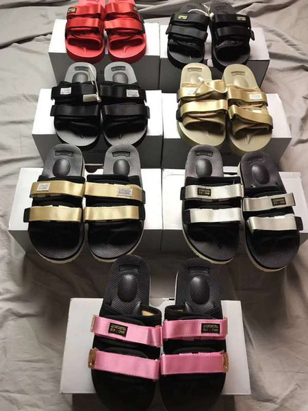 2019 Arrival CLOT X Suicoke MOTO-VS Gladiator designer sandals Fashion Beach Outdoor platform Sandals Man And Woman platform Slippers