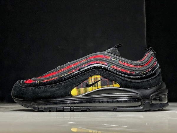97 97s Men Running Shoes Balck Metallic Gold South Beach PRM Yellow Triple White 97s Designer Women Sports Sneakers US 5.5-11