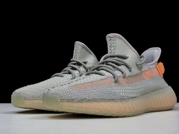 Best Quality 350 V2 Mens Running Shoes Zebra Cream White Semi Frozen Yellow Designer Shoes Sport Sneakers With Box Us 5-13