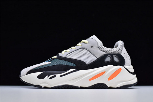 Wave Runner 700 V2 Static Inertia OG Solid Grey Mauve Mens Kanye West Running Shoes Best Quality Women Fashion Sports Athletics Sneakers