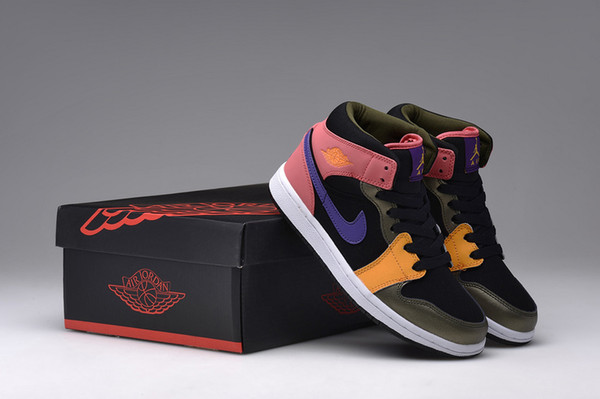 1s High OG Pine Green Court Purple 1 Shadow Blue Moon basketball shoes NRG Gold Toe Bg (Gs) Bred Toe Game Royal Sports Shoes free shippment5