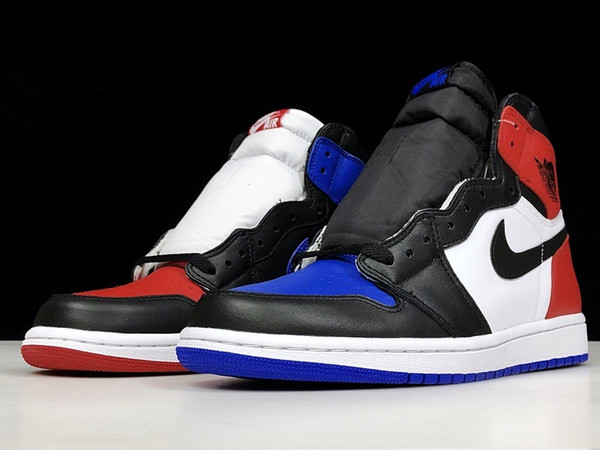 Ulzzang Hot High Quality 1s Bred Leather Casual Basketball Boots Originals 1S Yellow Athletic Shoes 1OG Bred basketball shoes 2019