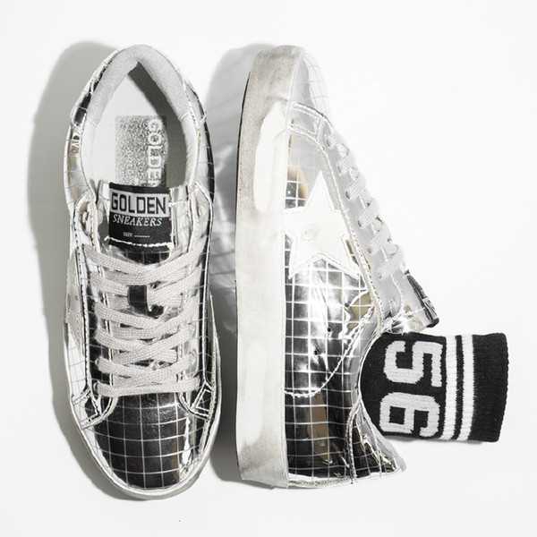 INS Fashion Golden old style 270 Designer sneakers Genuine Leather Casual Goose Shoes Women Luxury Superstar trainer 35-40