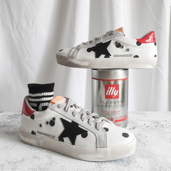 INS High quality Golden old style 270 Designer sneakers Genuine Leather Casual Goose Shoes Women Luxury Superstar trainer 35-40