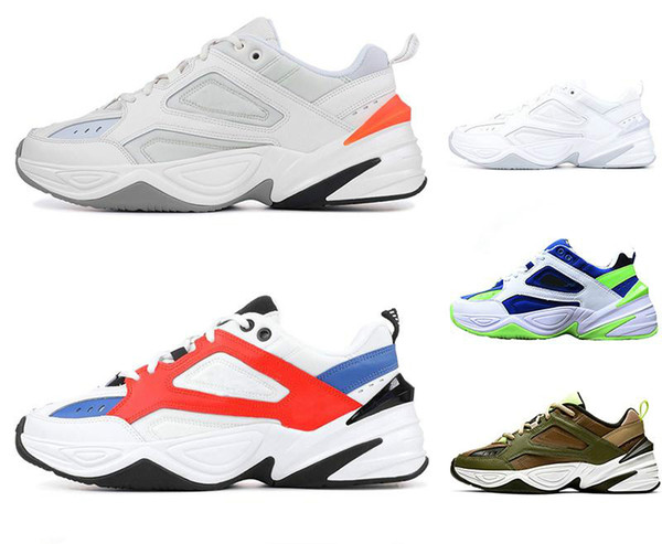New Monarch IV 4 M2K Tekno Trainers Designer Fashion Old Dad Shoes Pink Foam Zapatillas Quality Men Women Classic Sneakers Size 36-45
