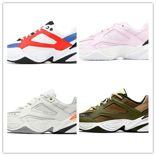 Cheap Designer M2K Tekno Dad Shoes Mens John Elliott Paris Phantom Pink Black Volt White Trainer Women Running Sports Sneakers 36-45