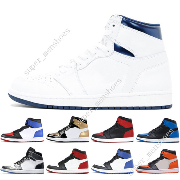 1s Mid Og 1 Top 3 Mens Basketball Shoes Homage To Home Banned Bred Toe Chicago Royal Blue Barons City Of Flight Men Sport Sneakers Trainers